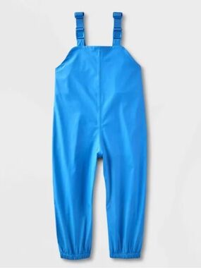Toddler Rain Overalls in Blue